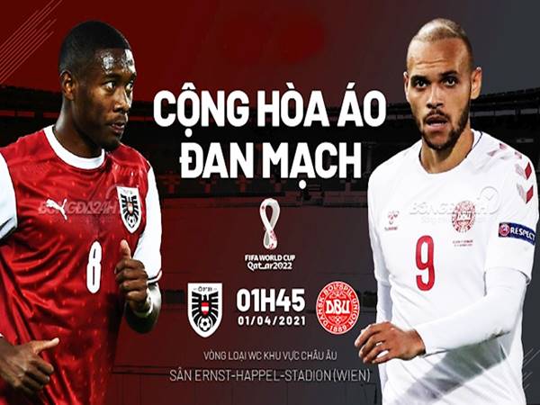 Dự đoán bóng đá Đan Mạch vs Áo, 01h45 ngày 13/10