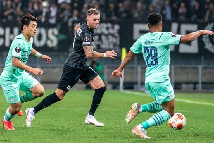 Dự đoán tỷ số PSV Eindhoven vs Sturm Graz