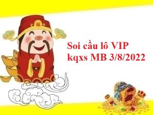 Soi cầu lô VIP kqxs miền Bắc 3/8/2022 hôm nay